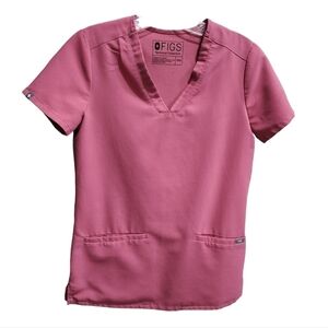 FIGS Mauve Scrub Top XXS